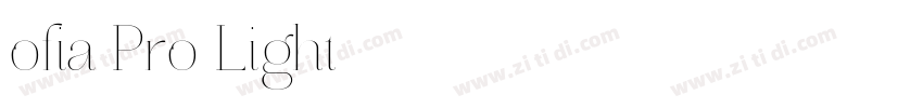 ofia Pro Light字体转换